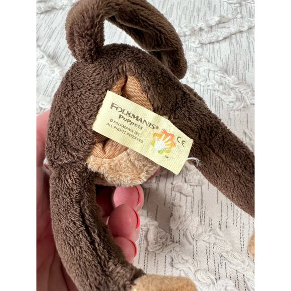 Mini Monkey Folkmanis Finger Puppet - Picture 3 of 5